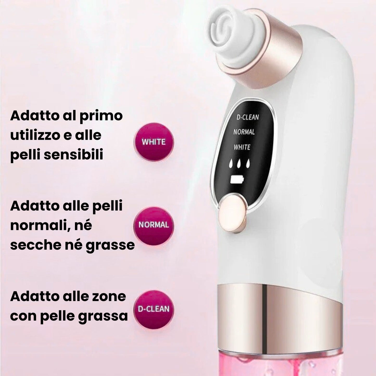 Aspiratore Punti Neri con Tecnologia ad Acqua